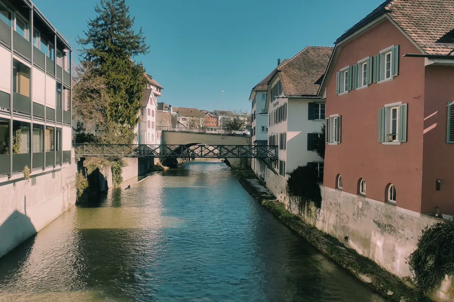 Frauenfeld, Hauptort des Thurgaus, an der Murg.
